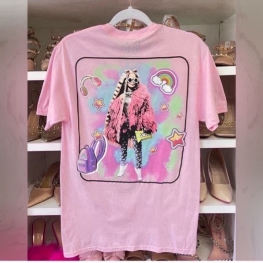 Barbie NWOT Short Sleeve Black Tee Womens 
New without Tags M/L - Picture 8 of 11